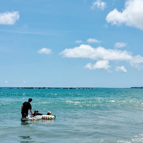 海へ行ってきました。