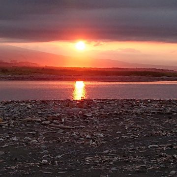 富士川河口ご来光